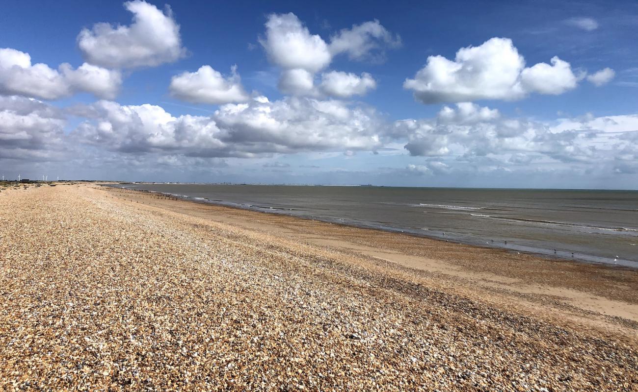 Фото Winchelsea beach с белая чистая галька поверхностью