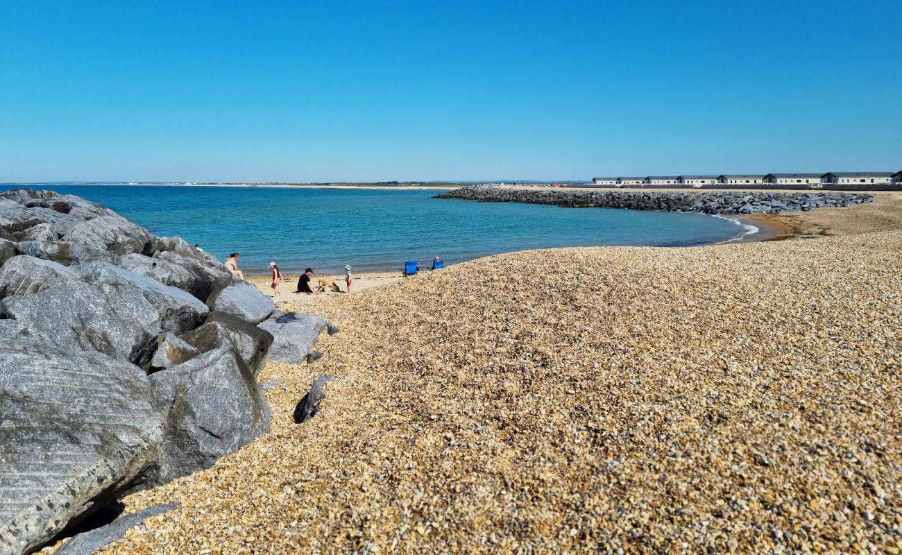 Фото Windmill beach с светлая галька поверхностью