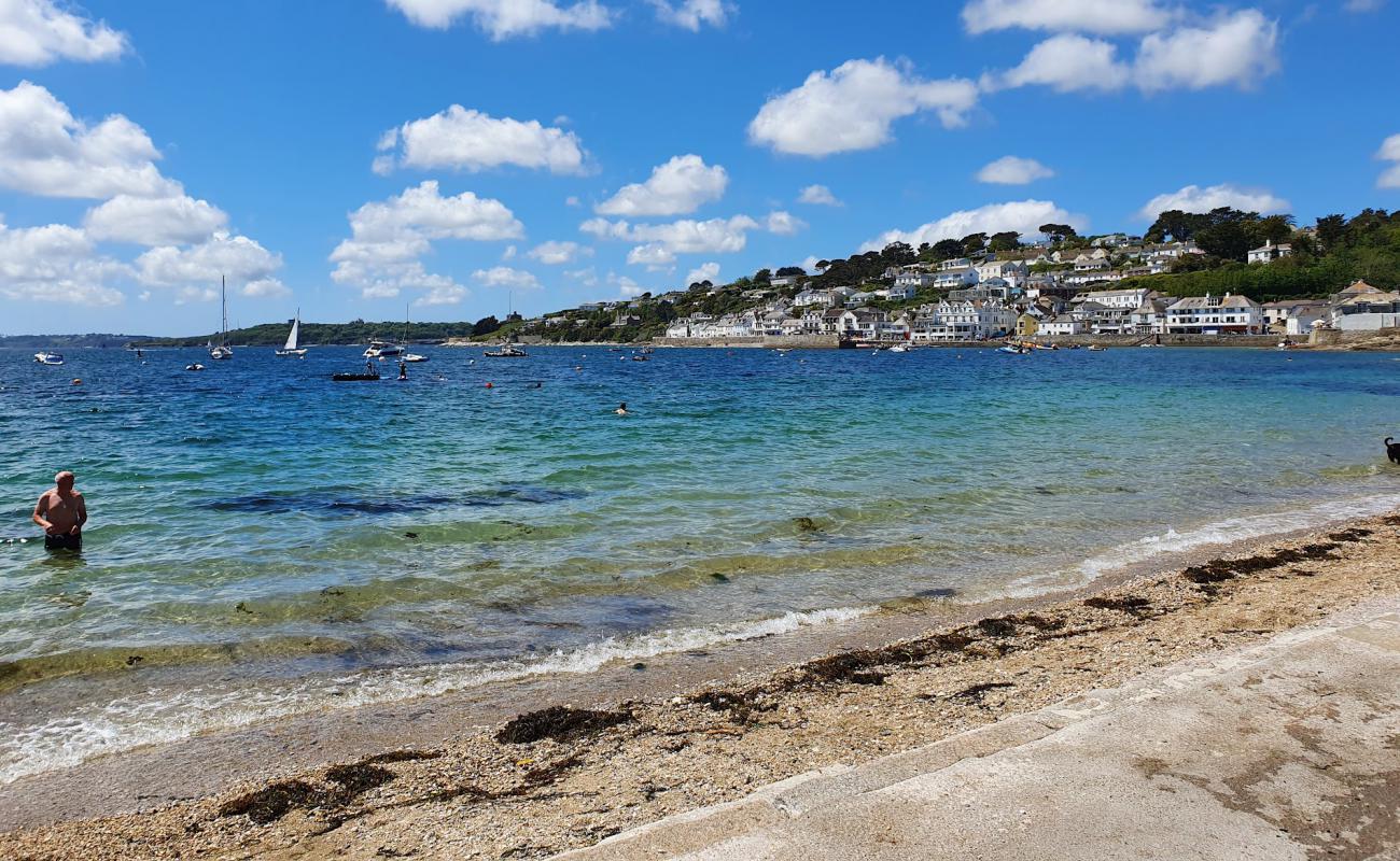 Фото St Mawes beach с светлая галька поверхностью