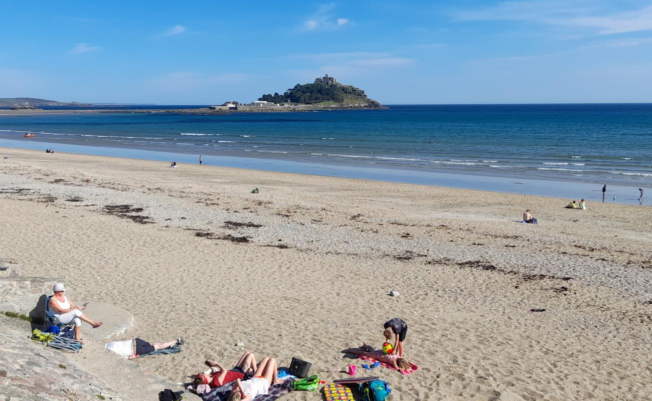 Фото Marazion Marsh с светлый песок поверхностью