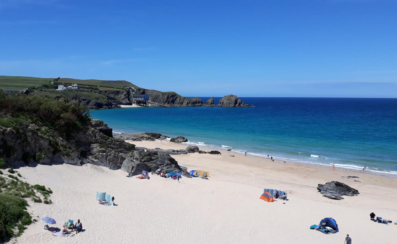 Фото Long Cove beach с белая чистая галька поверхностью