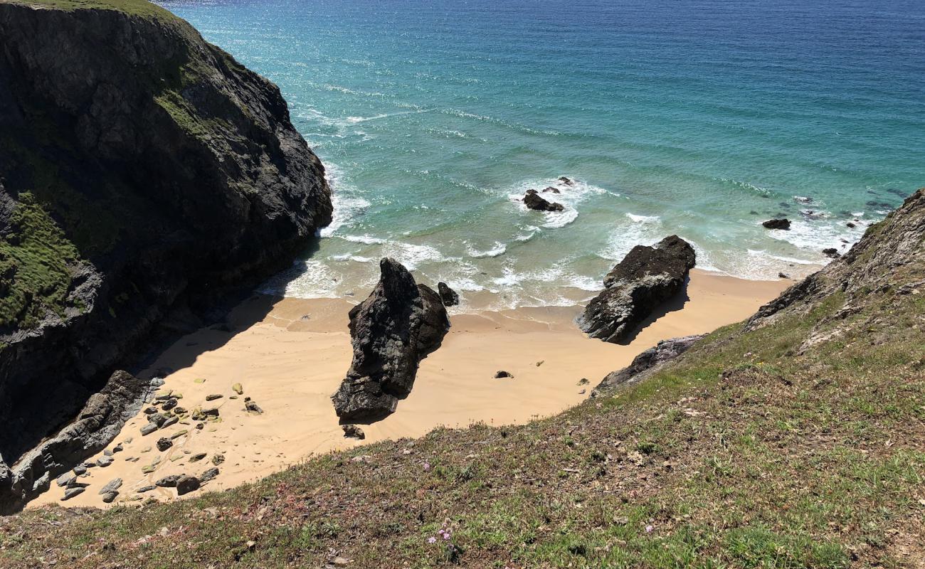 Фото Butterhole beach с светлый песок поверхностью