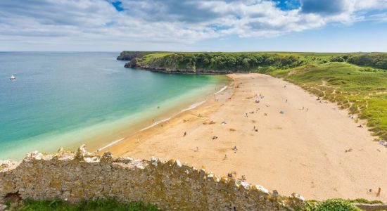 Barafundle Bay beach