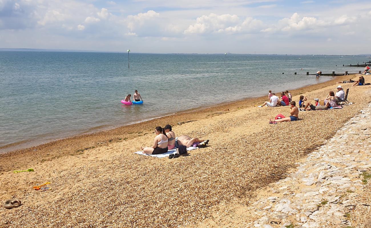 Фото Westcliff beach с песок с галькой поверхностью