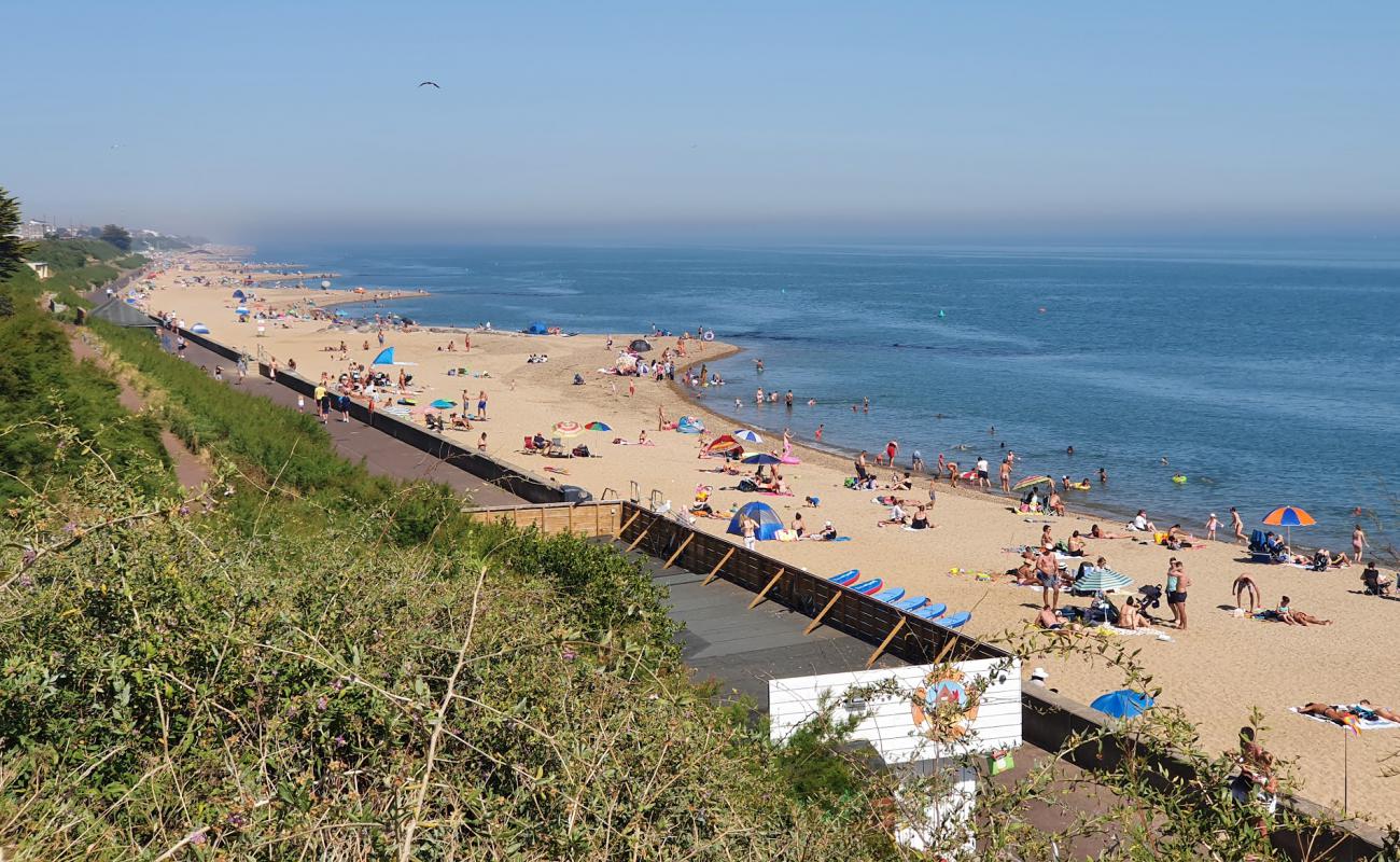 Фото Clacton beach с песок с галькой поверхностью