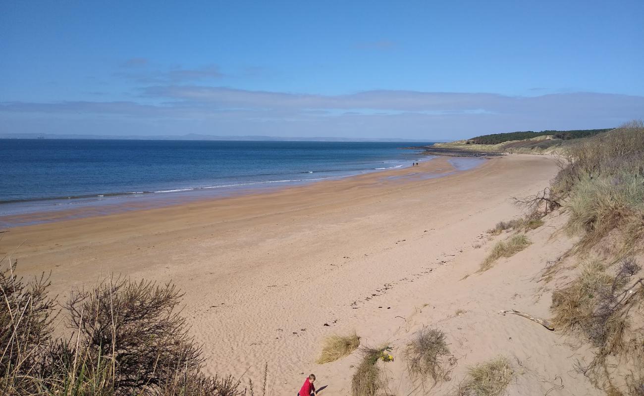 Фото Gullane beach с светлый песок поверхностью