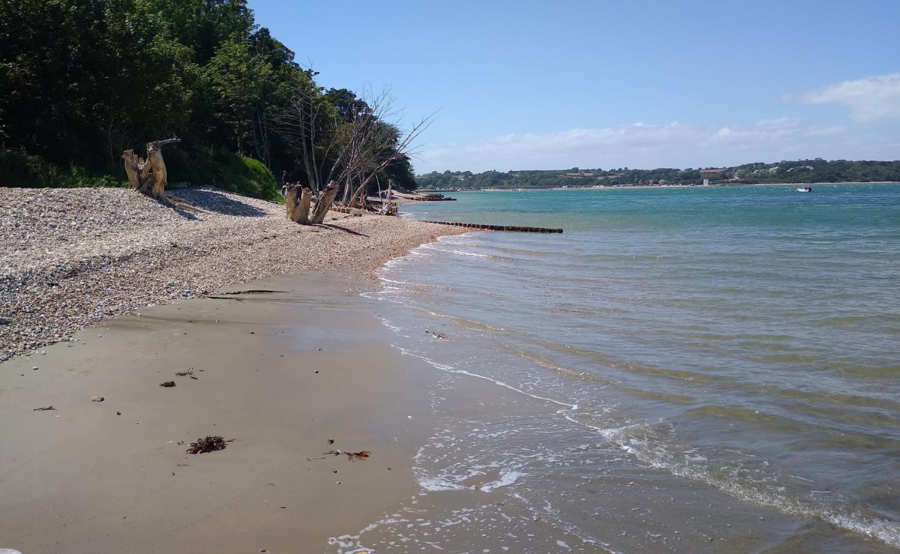 Фото Bembridge Beach с песок с галькой поверхностью