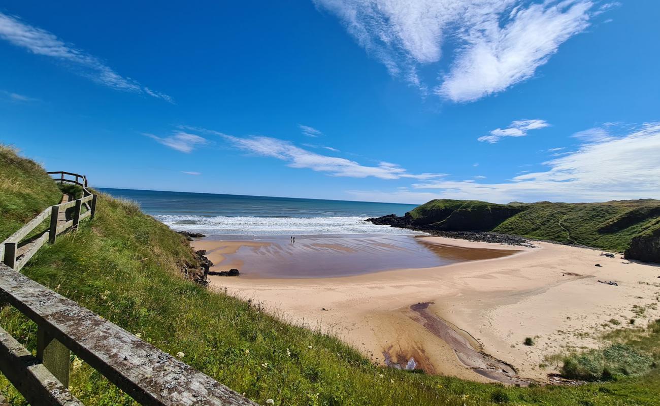 Фото Hackley Bay Beach с светлый песок поверхностью