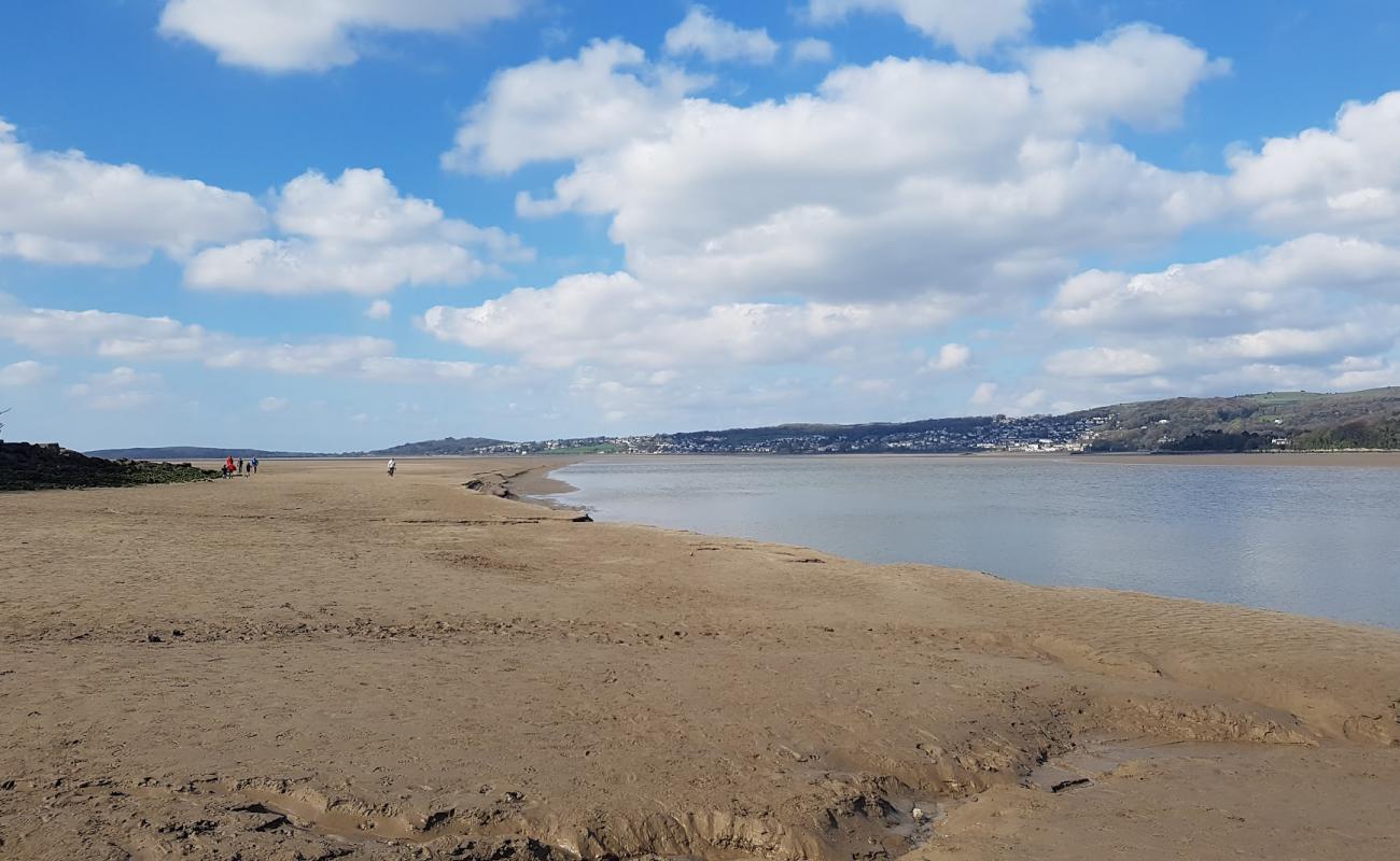 Фото Blackstone Point Beach с серый песок поверхностью