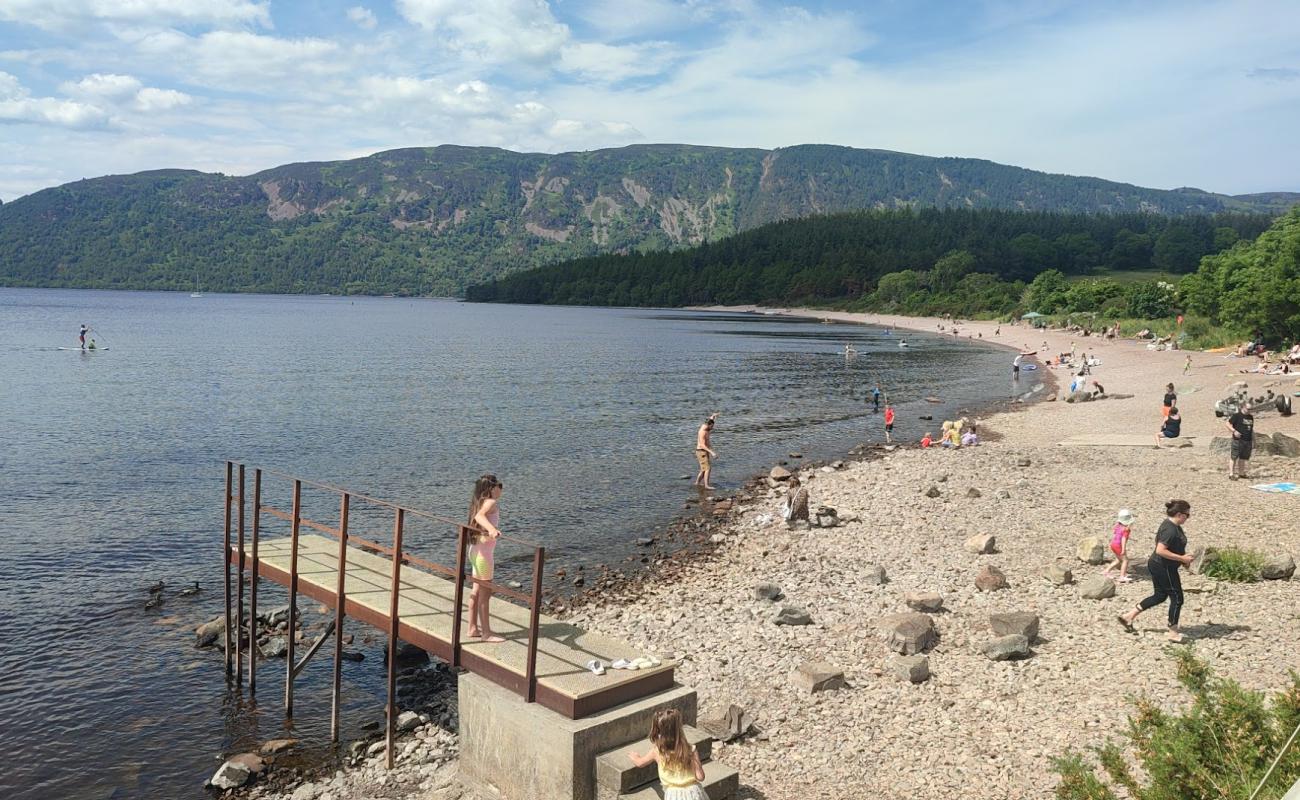 Фото Dores Beach с серая галька поверхностью