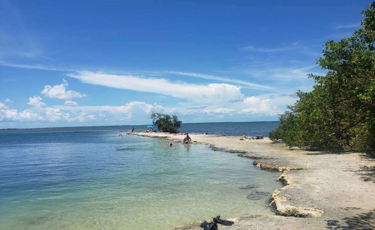 Фото Horseshoe beach с песок с камнями поверхностью