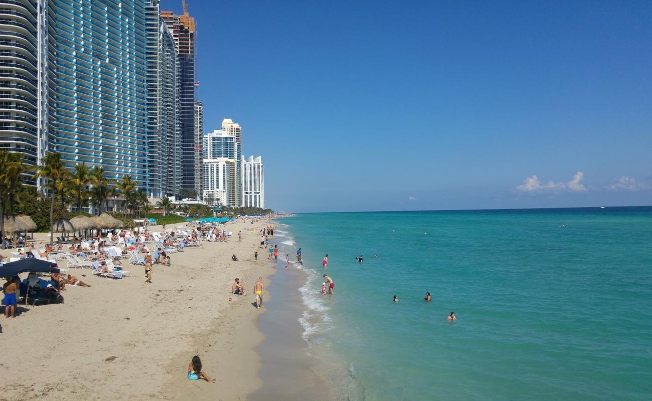 Фото Sunny Isles beach с золотой ракушечник поверхностью