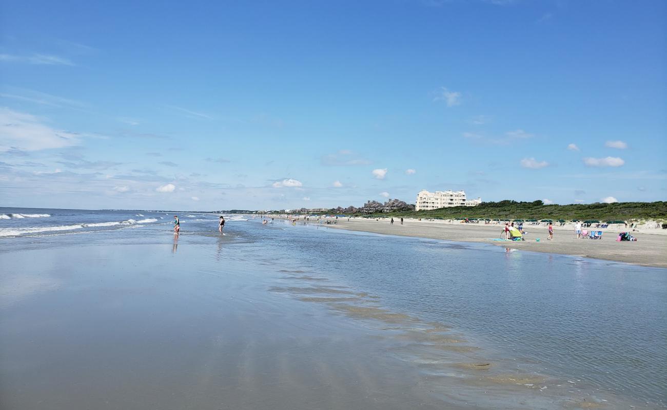 Фото Kiawah club beach с серый песок поверхностью