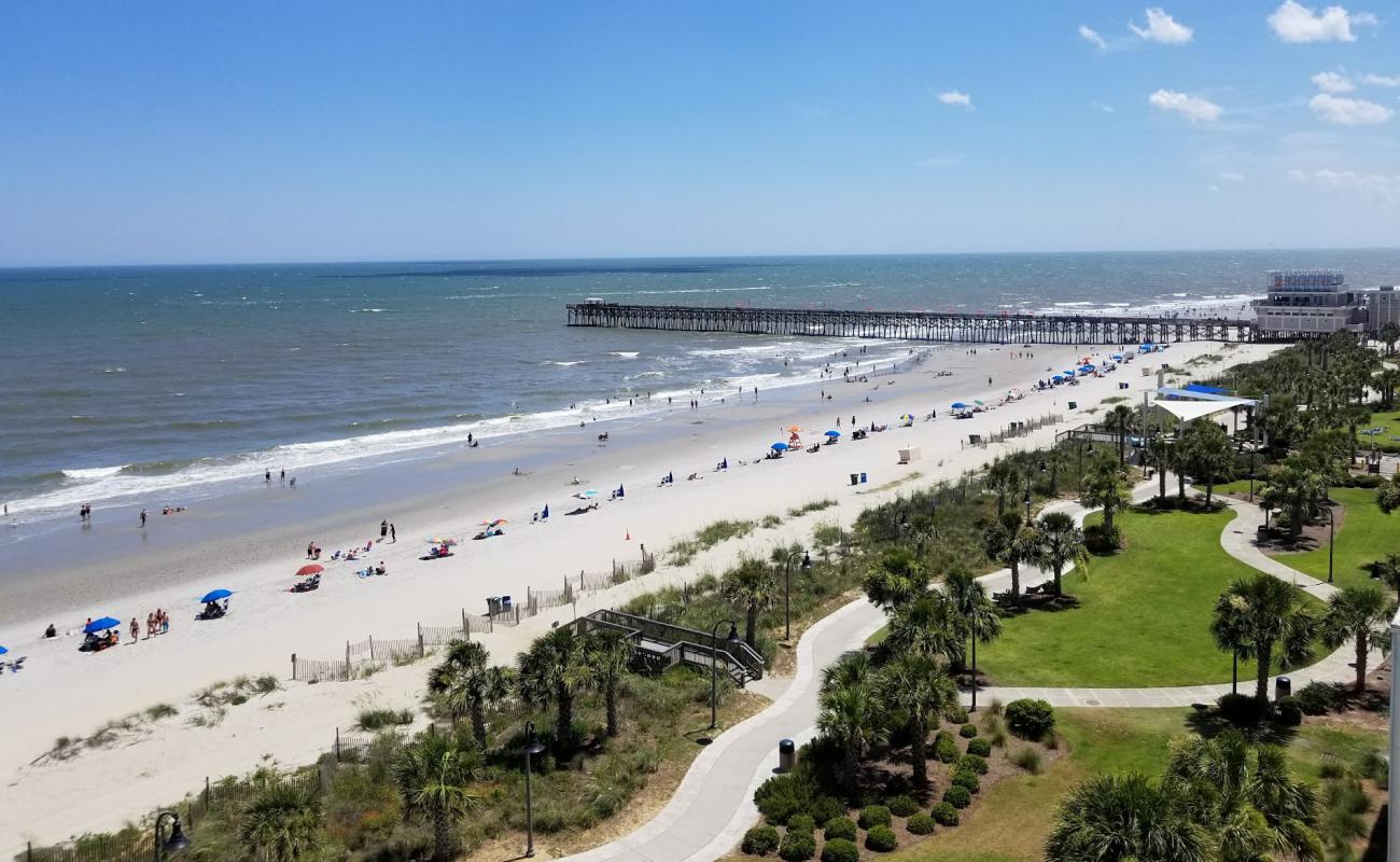 Фото Myrtle beach с светлый песок поверхностью