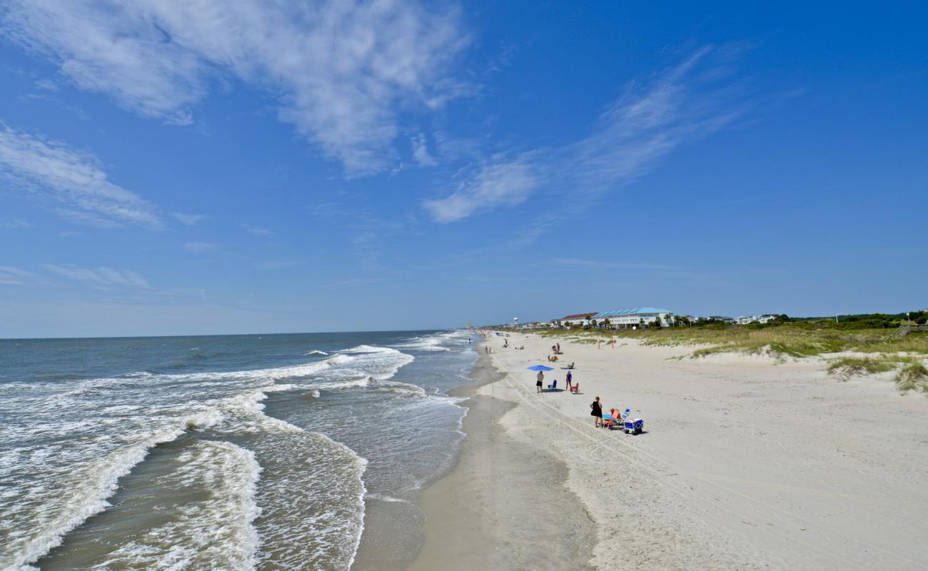 Фото Ocean Isle beach с светлый песок поверхностью