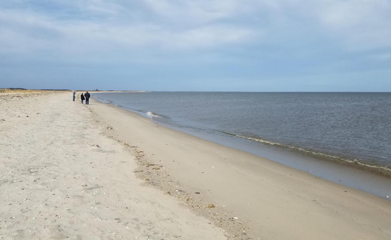 Фото Fowler Beach с серый песок поверхностью