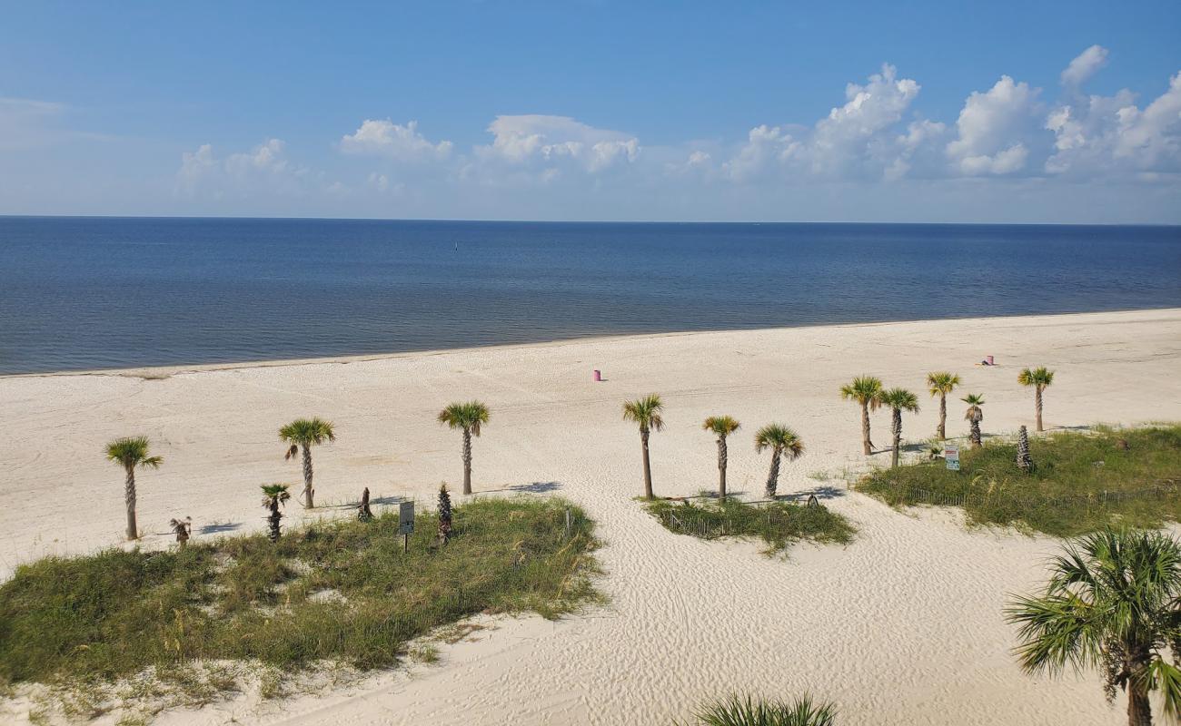 Фото Henderson Point beach с белый чистый песок поверхностью