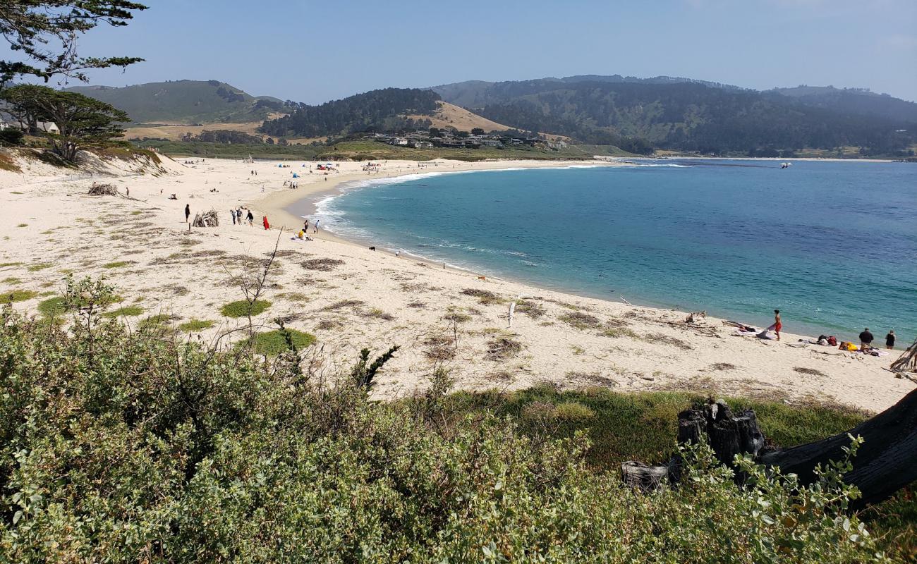 Фото Carmel River Beach с светлый песок поверхностью