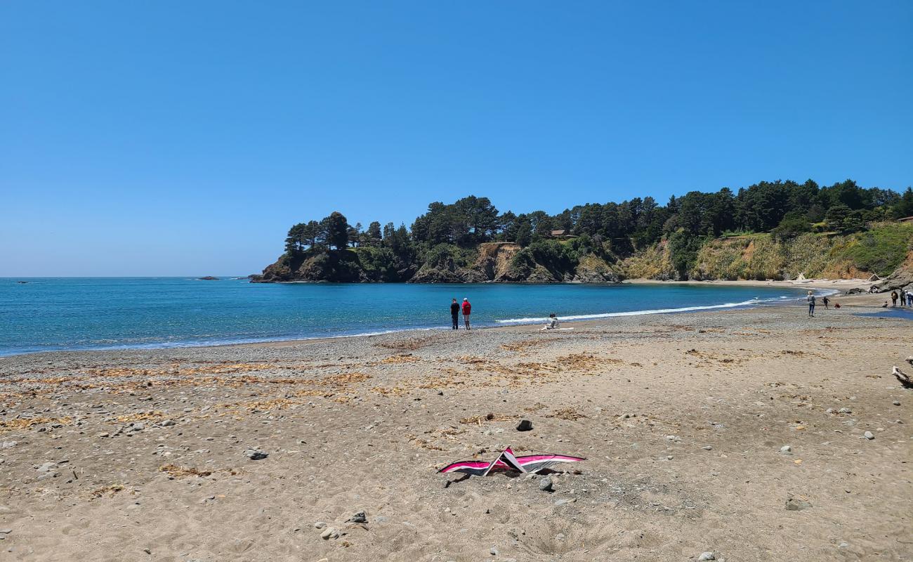 Фото Van Damme Beach с песок с галькой поверхностью