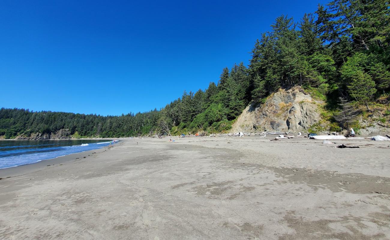 Фото Third Beach Quileute Res. с серый песок поверхностью