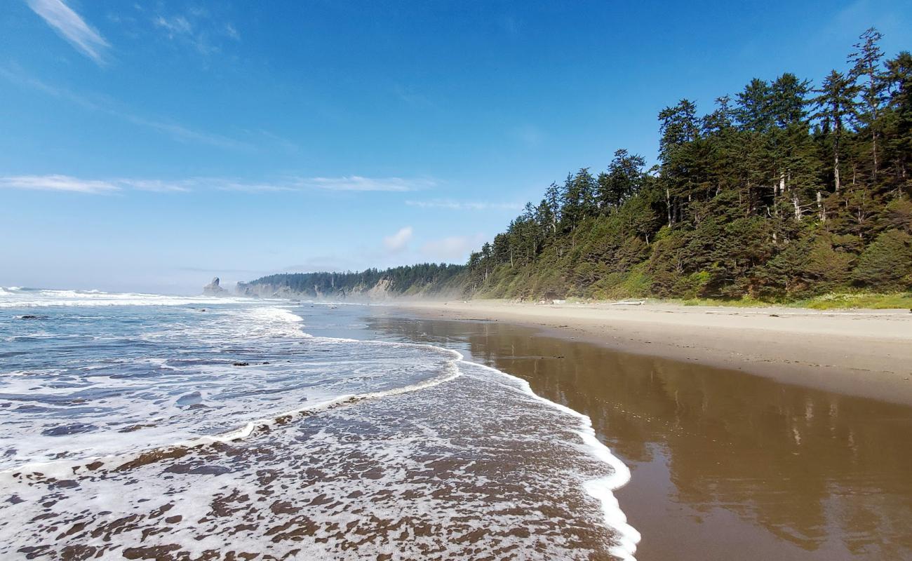 Фото Shi Shi Beach с светлый песок поверхностью