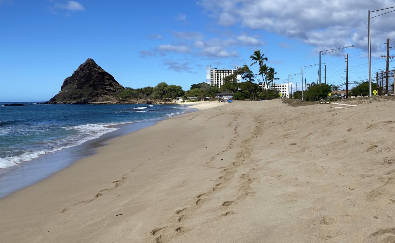 Фото Mauna Lahilahi Beach Park с песок с камнями поверхностью