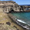 Green sand beach