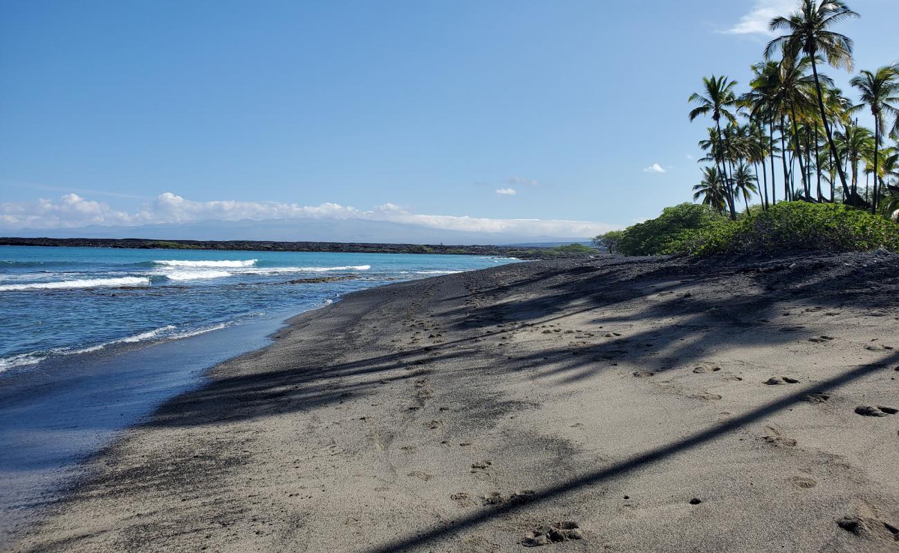 Фото Kiholo Bay Beach с серая галька поверхностью