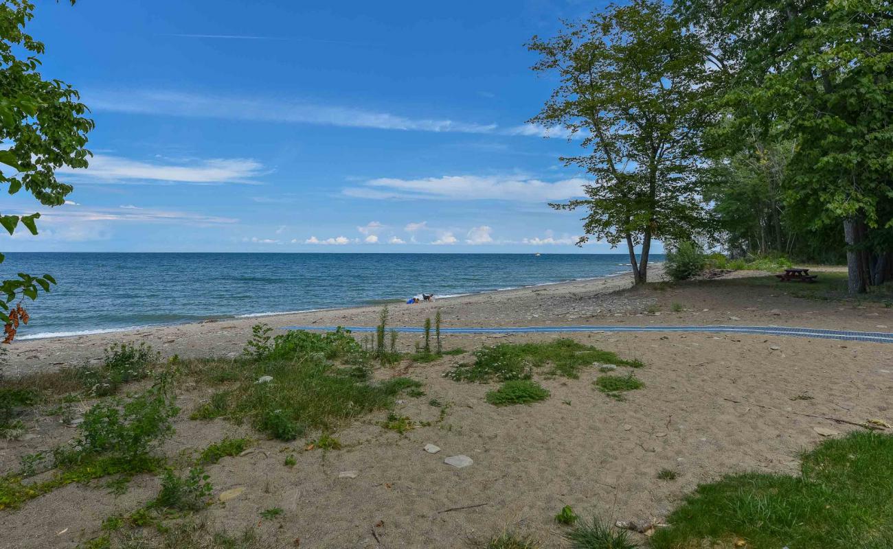 Фото Fishermans Beach с песок с камнями поверхностью