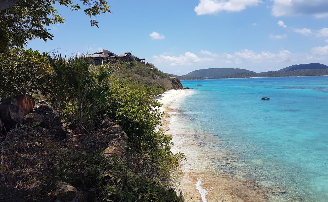 Фото Necker Island beach с светлый песок поверхностью